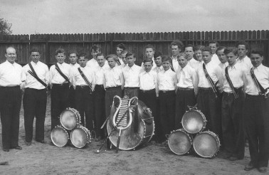 TGS Spielmannszug mit Hans Klasser 1951